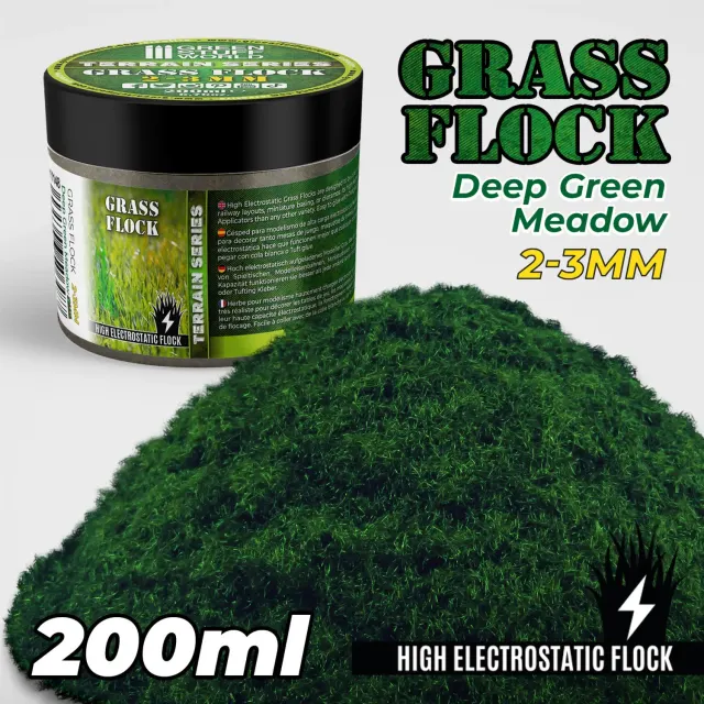 Césped Electrostático 2-3mm – DEEP GREEN MEADOW – 200ml
