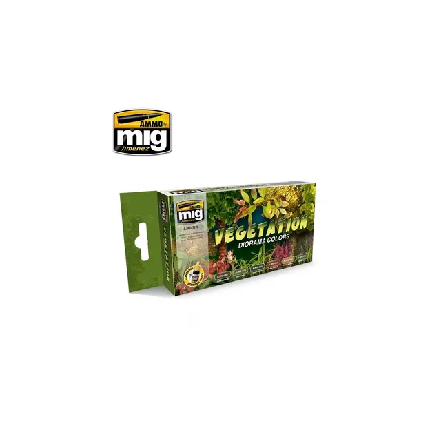 Vegetation Diorama Colors