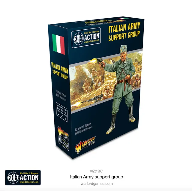 Grupo de Apoyo Ejército Italiano Bolt Action
