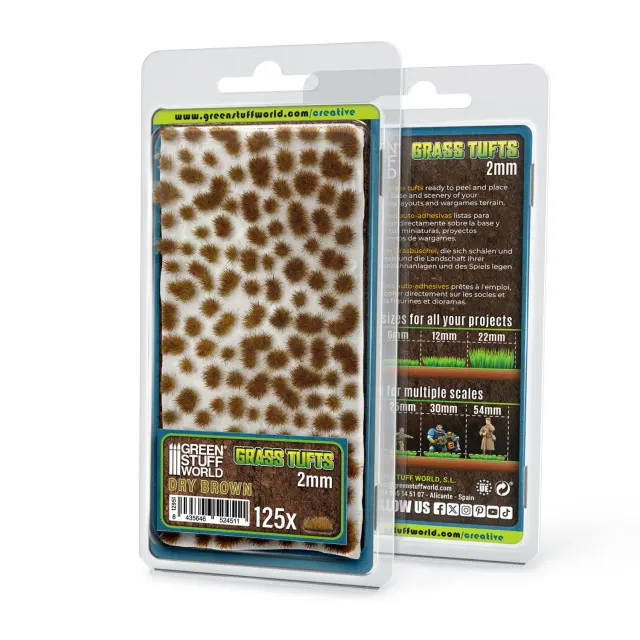 Matas Césped – Tufts – 2 mm – Marron Seco