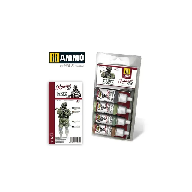 Russian Flora Uniforms Figures Set
