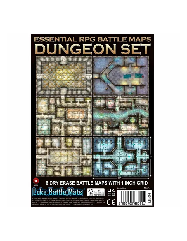 Essential Battle Maps Dungeon