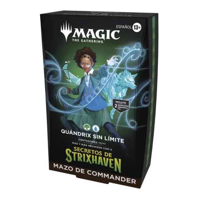 Mazo Commander Quandrix sin Límite Secretos de Strixhaven Español – Magic: The Gathering