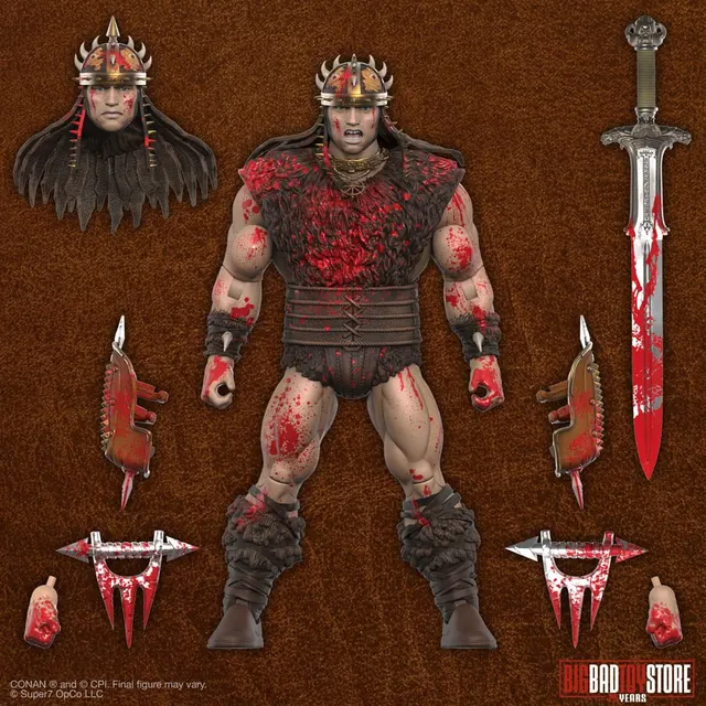 Figura Blood Soaked Pit Fighter Conan El Bárbaro Ultimates Super7