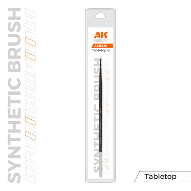 Pincel Sintético Tabletop AK – 0